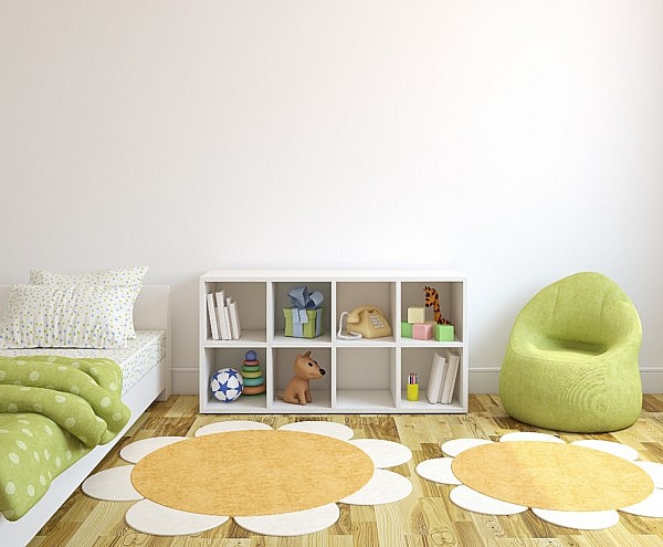 Colorful playroom interior